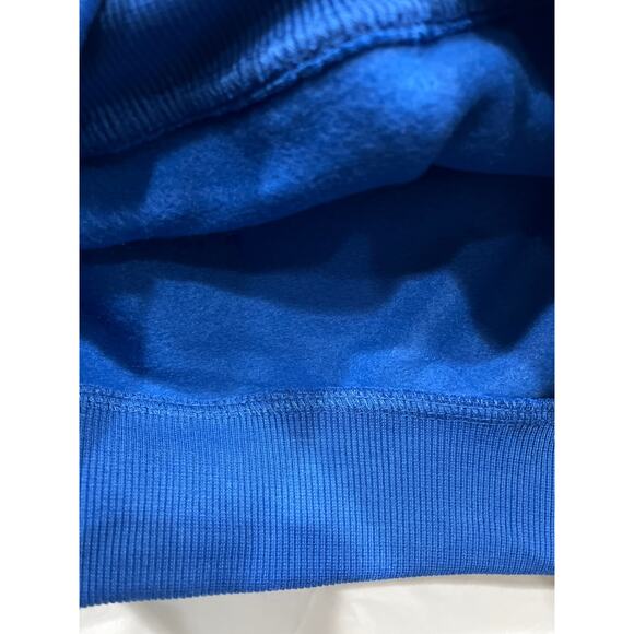 Genuine Authentic Garment Embroidered Peace Hoodie Sweatshirt Mens Medium Blue - Picture 6 of 6